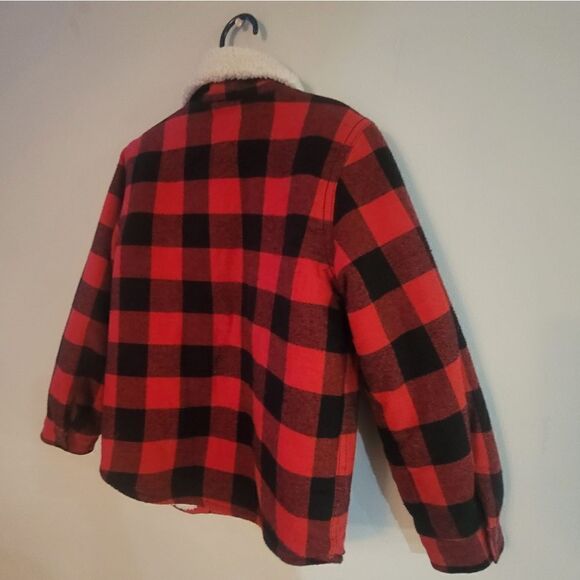 Gap Boys Buffalo Plaid Shirt Jacket - Picture 10 of 14